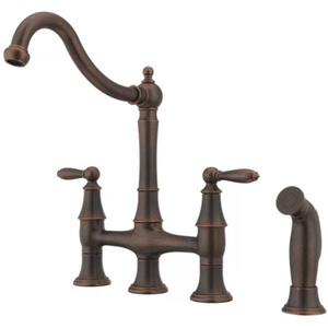 PF0314COU Courant Two-Handle Kitchen Faucet - Rustic Bronze