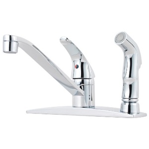 PG1343444 Pfirst Single Handle Kitchen Faucet - Polished Chrome