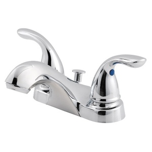 PLG1435100 Pfirst 4'' Centerset Bathroom Faucet - Polished Chrome