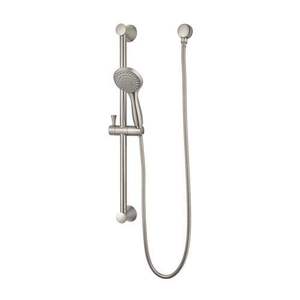 PLG163TRK Iyla Hand Held Shower - Slide Bar Mount Shower Accessory - Brushed Nickel