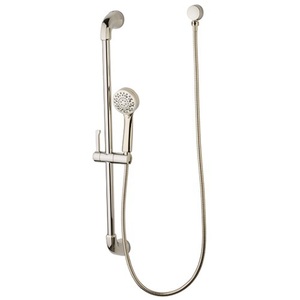 PLG163DED Arterra Hand Held Shower - Slide Bar Mount Shower Accessory - Polished Nickel