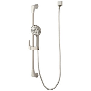 PLG163MFK Kelen Hand Held Shower - Slide Bar Mount Shower Accessory - Brushed Nickel PLG163MFK Kelen Hand Held Shower - Slide Bar Mount Shower Accessory - Brushed Nickel