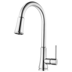 PG529PF2C Pfirst Pull-Out Spray Kitchen Faucet - Polished Chrome