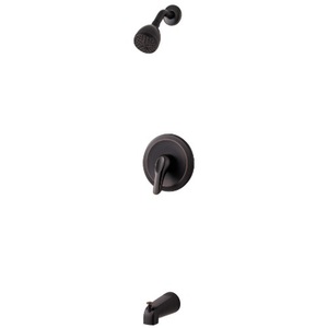 PLG89030Y/P0X8310A Pfirst One Handle Tub & Shower Faucet - Tuscan Bronze