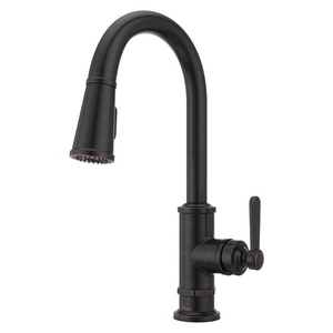 PGT529TDY Port Haven Pull-Out Spray Kitchen Faucet - Tuscan Bronze