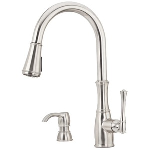 PGT529WH1S Wheaton Pull-Out Spray Kitchen Faucet - Stainless Steel