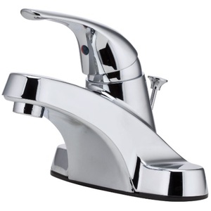 PLG1428000 Pfirst 4'' Centerset Bathroom Faucet - Polished Chrome