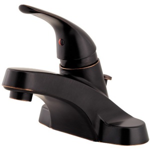 PLG142800Y Pfirst 4'' Centerset Bathroom Faucet - Tuscan Bronze