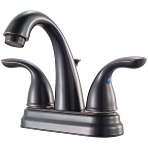 PLG148700Y Pfirst 4'' Centerset Bathroom Faucet - Tuscan Bronze