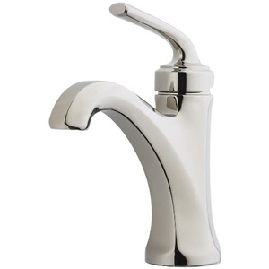 PLG42DE0D Arterra Single Hole Bathroom Faucet - Polished Nickel