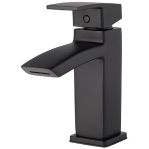 PLG42DF1B Kenzo Single Hole Bathroom Faucet - Matte Black