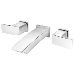 PLG49DF3C/PL0W80100 Kenzo Wall Mount Bathroom Faucet Bathroom Faucet - Polished Chrome