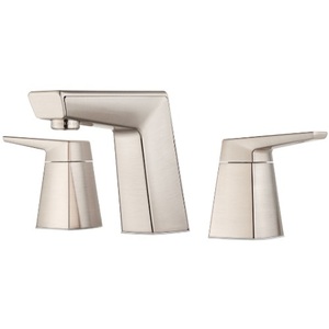PLG49LPMK Arkitek 8'' Widespread Bathroom Faucet - Brushed Nickel PLG49LPMK Arkitek 8'' Widespread Bathroom Faucet - Brushed Nickel