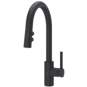 PLG529ESAB Stellen Pull-Out Spray Kitchen Faucet - Matte Black