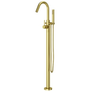 PLG61MFBG/P0X6270R Freestanding Tub Faucet - Brushed Gold PLG61MFBG/P0X6270R Freestanding Tub Faucet - Brushed Gold