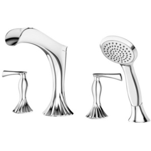 PLG64RHC/P0X6440R Rhen Deck Mount With Handshower Tub Faucet - Polished Chrome PLG64RHC/P0X6440R Rhen Deck Mount With Handshower Tub Faucet - Polished Chrome