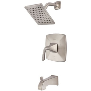 PLG898BSK/P0X8310A Bronson One Handle Tub & Shower Faucet - Brushed Nickel PLG898BSK/P0X8310A Bronson One Handle Tub & Shower Faucet - Brushed Nickel