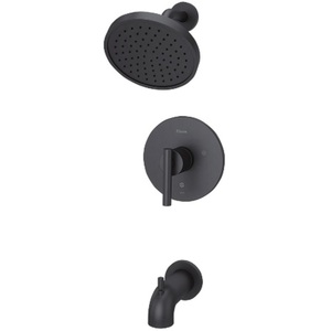 PLG898NCB Contempra Tub & Shower Faucet Trim Trim Kit - Matte Black