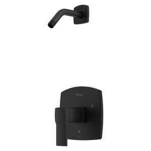 PR897DAB Deckard Shower Faucet Trim Trim Kit - Matte Black