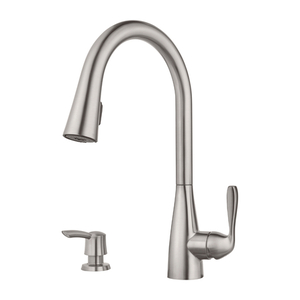 PF5296LMS Lima Pull-Out Spray Kitchen Faucet - Stainless Steel