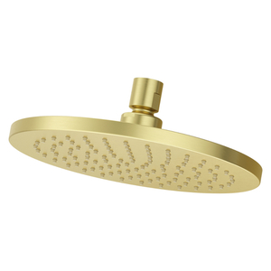PUSH01SHWBG Modern Round Shower Head Shower Accessory - Brushed Gold PUSH01SHWBG Modern Round Shower Head Shower Accessory - Brushed Gold