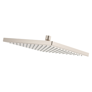 PUSH04SHWK Modern Square Shower Head Shower Accessory - Brushed Nickel