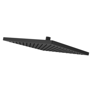PUSH06SHWB Modern Square Shower Head Shower Accessory - Matte Black