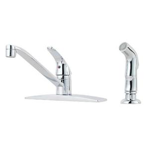 PG1344444 Pfirst Single Handle Kitchen Faucet - Polished Chrome