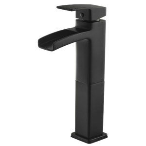 PLG40DF0B Kenzo Vessel Filler Bathroom Faucet - Matte Black