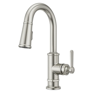 PGT572TDS Port Haven Single-Hole Bar Faucet - Stainless Steel