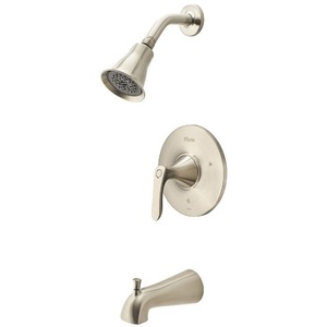 PLG898WRK/P0X8310A Weller One Handle Tub & Shower Faucet - Brushed Nickel