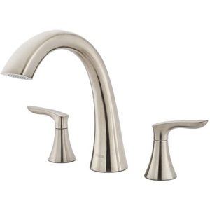 PRT65WRK/P0X6050R Weller Deck Mount Tub Faucet - Brushed Nickel