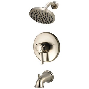 PLG898TUK/PTX9310A Thermostatic One Handle Tub & Shower Faucet - Brushed Nickel