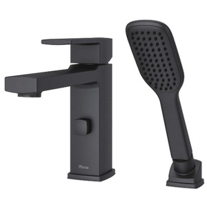 PRT62DAB Deckard Deck Mount With Handshower Tub Faucet - Matte Black