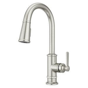 PGT529TDS Port Haven Pull-Out Spray Kitchen Faucet - Stainless Steel