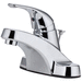 Pfister PLG1428000 Polished Chrome 4'' Centerset Bathroom Sink Faucet