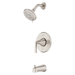Pfister PLG898MCAGS Spot Defense Brushed Nickel Tub & Shower Faucet Trim Kit
