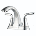 Pfister PLG48WF0C Polished Chrome 4'' Centerset Bathroom Sink Faucet