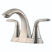 Pfister PLG48WF0K Brushed Nickel 4'' Centerset Bathroom Sink Faucet