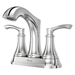 Pfister PLG48WD0C Polished Chrome 4'' Centerset Bathroom Sink Faucet