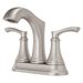 Pfister PLG48WD0GS Spot Defense Brushed Nickel 4'' Centerset Bathroom Sink Faucet