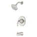 Pfister PLG898WDGS Spot Defense Brushed Nickel Tub & Shower Faucet Trim Kit