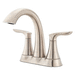 Pfister PLG48WRPK Brushed Nickel 4'' Centerset Bathroom Sink Faucet