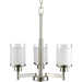 Progress PP445809 Brushed Nickel Mini Chandelier