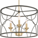 Progress PP400177031 Black Mini Chandelier