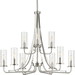 Progress PP400210009 Brushed Nickel Mid Sized Chandelier