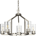 Progress PP400316009 Brushed Nickel Mini Chandelier