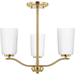 Progress PP400349012 Satin Brass Mini Chandelier