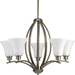 Progress PP449020W Antique Bronze Mid Sized Chandelier