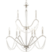 Progress PP400161009 Brushed Nickel Large Foyer Chandelier